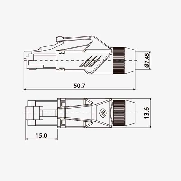 ROXTONE RJ45C5E-PH-YL