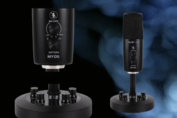 Новый настольный конденсаторный микрофон INVOTONE MYOS Новый настольный конденсаторный микрофон INVOTONE MYOS
