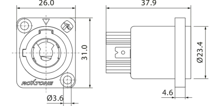 ROXTONE RAC3MPO-WP Grey