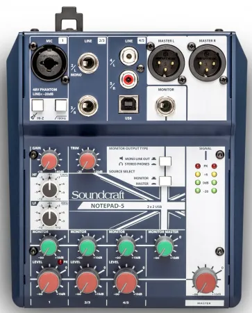 Купить Soundcraft Notepad-5 по выгодной цене в Самаре