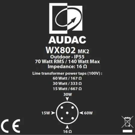 Купить AUDAC WX802MK2/OB по выгодной цене в Самаре