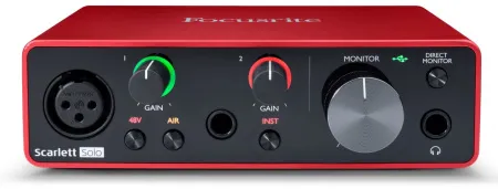 Купить FOCUSRITE Scarlett Solo 3rd gen по выгодной цене в Самаре