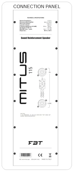 FBT MITUS 115 FBT MITUS 115