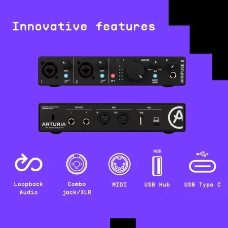 Arturia MiniFuse 2 White Arturia MiniFuse 2 White