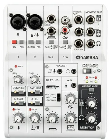 Купить YAMAHA AG06 по выгодной цене в Самаре