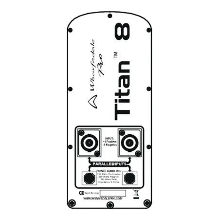 WHARFEDALE PRO TITAN 8 Black