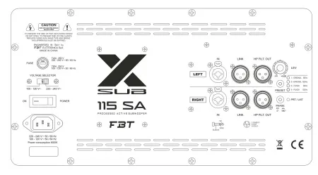 Купить FBT X-SUB 115SA по выгодной цене в Самаре