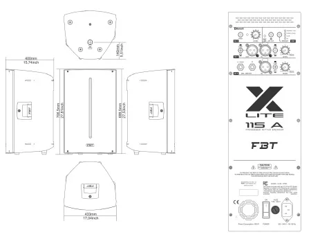 Купить FBT X-LITE 115A по выгодной цене в Самаре