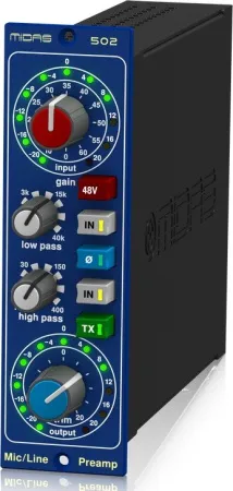 Купить MIDAS MICROPHONE PREAMPLIFIER 502 V2 по выгодной цене в Самаре