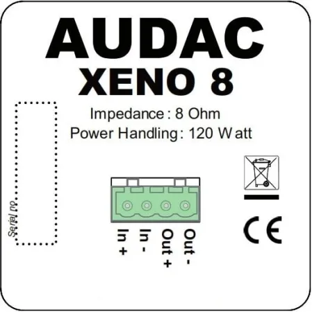 Купить AUDAC XENO8/B по выгодной цене в Самаре