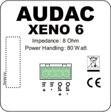 Купить AUDAC XENO6/W по выгодной цене в Самаре