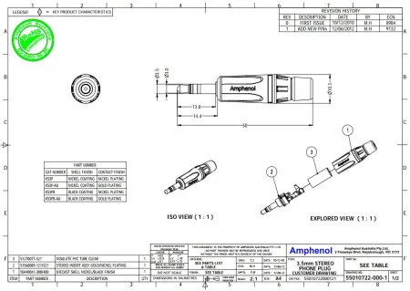 Купить AMPHENOL KS3PB по выгодной цене в Самаре