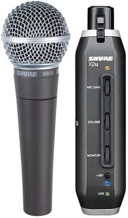 Купить SHURE SM58-X2U по выгодной цене в Самаре
