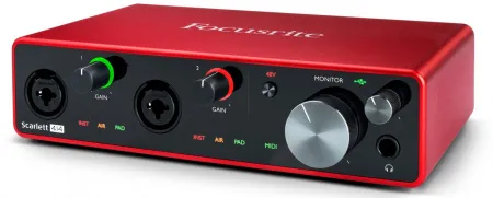 Купить FOCUSRITE Scarlett 4i4 3rd Gen по выгодной цене в Самаре