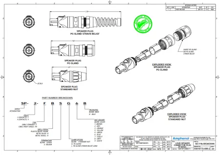 Купить AMPHENOL SP-2-F по выгодной цене в Самаре