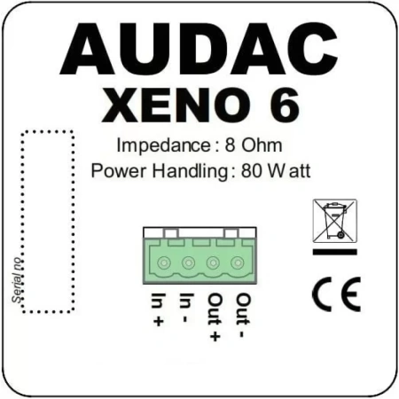 Купить AUDAC XENO6/B по выгодной цене в Самаре