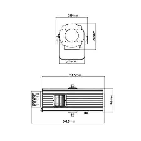 Купить JEG 1540 LED FOLLOW SPOT 350 по выгодной цене в Самаре