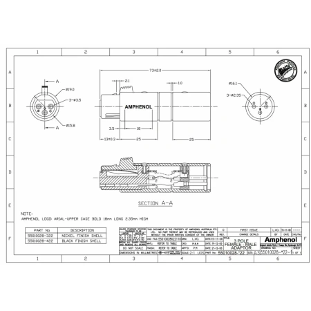 Купить Amphenol AC3F3MBW по выгодной цене в Самаре